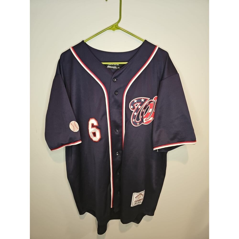 Washington Nationals MLB Throwbacks Grace Classics Jersey Sz XL Anthony Rendon